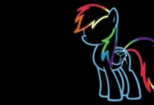 glow rainbow dash my little pony friendship is magic 1920x1080 wallpaper Art HD Wallpaper